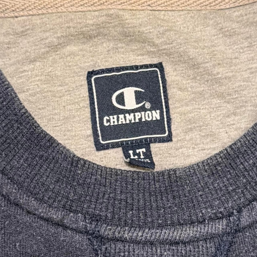 Rare 90s Vintage Champion Reverse Weave Crewneck Sweatshirt | Navy Blue | Large - Picture 3 of 5